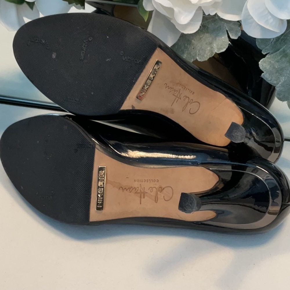 Cole Haan Patent Leather Peep toe Heels - Picture 6 of 8
